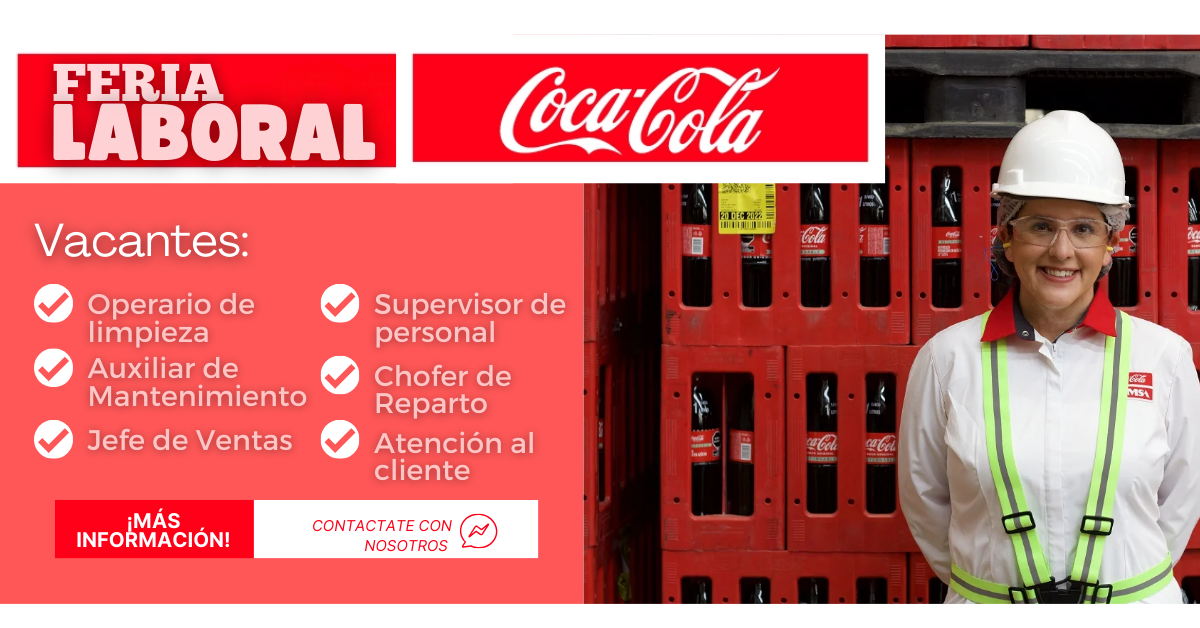 Oportunidades Laborales en Coca cola